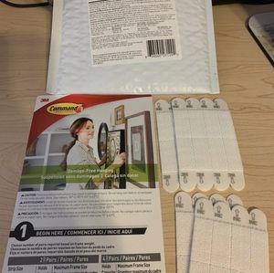 3m Command Small Picture Hanging Strips White -16 Pairs # Ph205-16NA